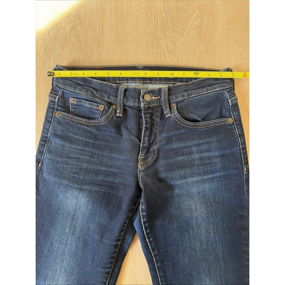 LUCKY BRAND Sweet Straight Mid Rise Women's Jeans Size 6/28 Blue Raw Hem Denim - Picture 3 of 9